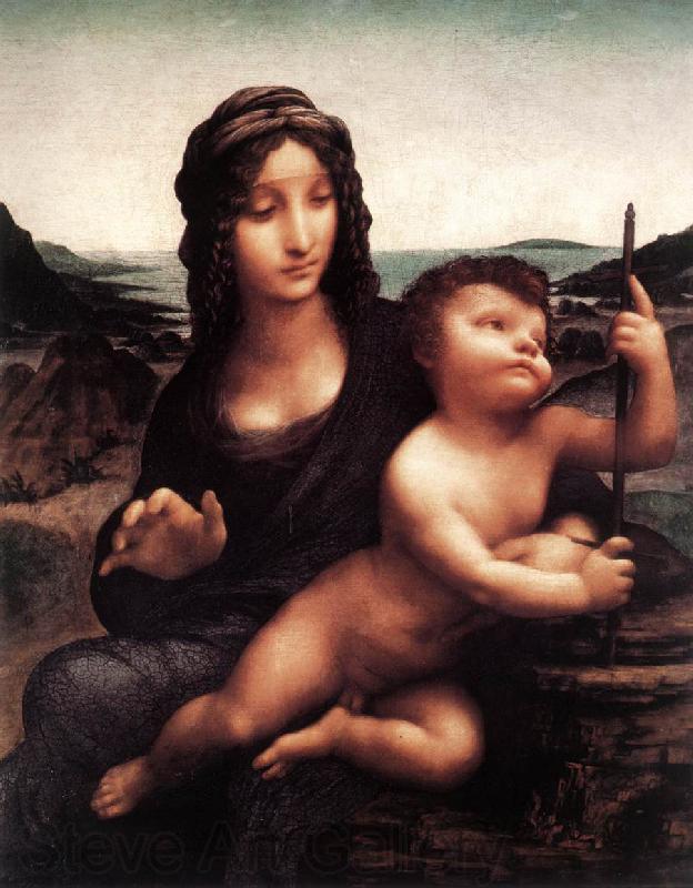 LEONARDO da Vinci Madonna of the Yarnwinder